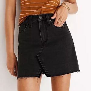 NWOT madewell rigid denim a line skirt
